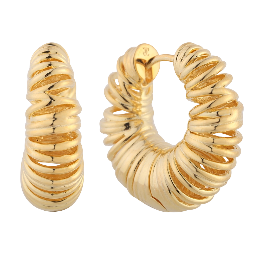 قرط من الفضة الإسترليني عيار 925 رقم E07923