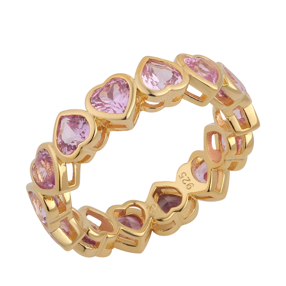 خاتم من الفضة الإسترليني عيار 925 مرصع بالزركون المكعب R03230