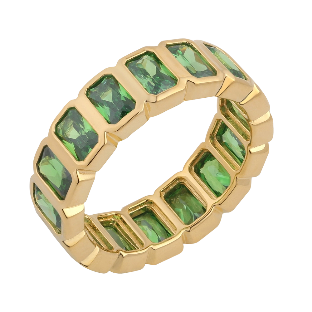 خاتم من الفضة الإسترليني عيار 925 مرصع بالزركون المكعب R03939